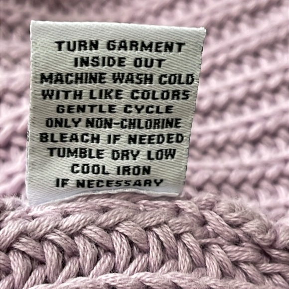 Anthropologie 525 America Women’s Cate Sleeveless Cowl Neck Sweater Sz L Purple - Picture 11 of 11